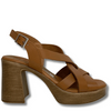 Oh my Sandals Tan Block Heel
