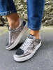 Meline Pewter Star Trainers