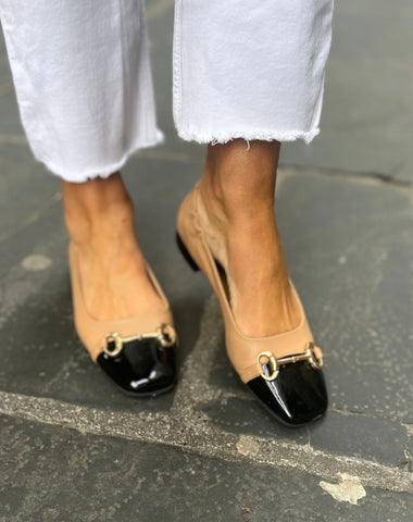 Pedro Miralles Black/Camel Pumps