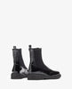 Unisa Black Patent Foggia Boots