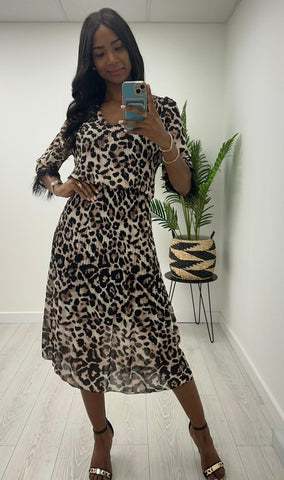 Laura Leopard Dress