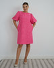 Cerise Bow Dress