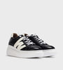 Wonders A2660 Black & Cream Trainers