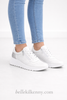 Wonders E6771 White Zip Trainers