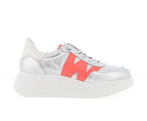 Wonders A3625 Silver Trainers