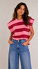 Pink Stripe Top