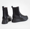 Wonders Black Leather Chelsea Boots C-7310