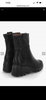Wonders G-7030 Black Wedge Boots