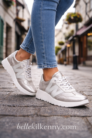 Wonders E6770 Silver Trainers