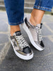 Meline Pewter Star Trainers