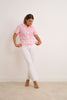CC Pink Embroidery Blouse