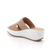 Igi&Co Camel Slipon Wedge Sandals