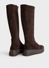 Wonders A-5204 Brown Long Boots