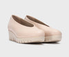 Wonders C33100 Nude Wedge Loafers