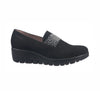 Wonders A-33158 Black Suede Loafers