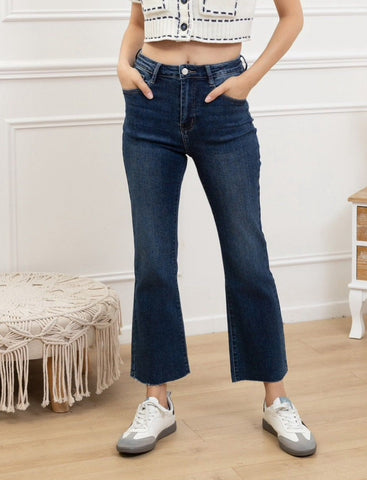 Cropped Stretch Jeans