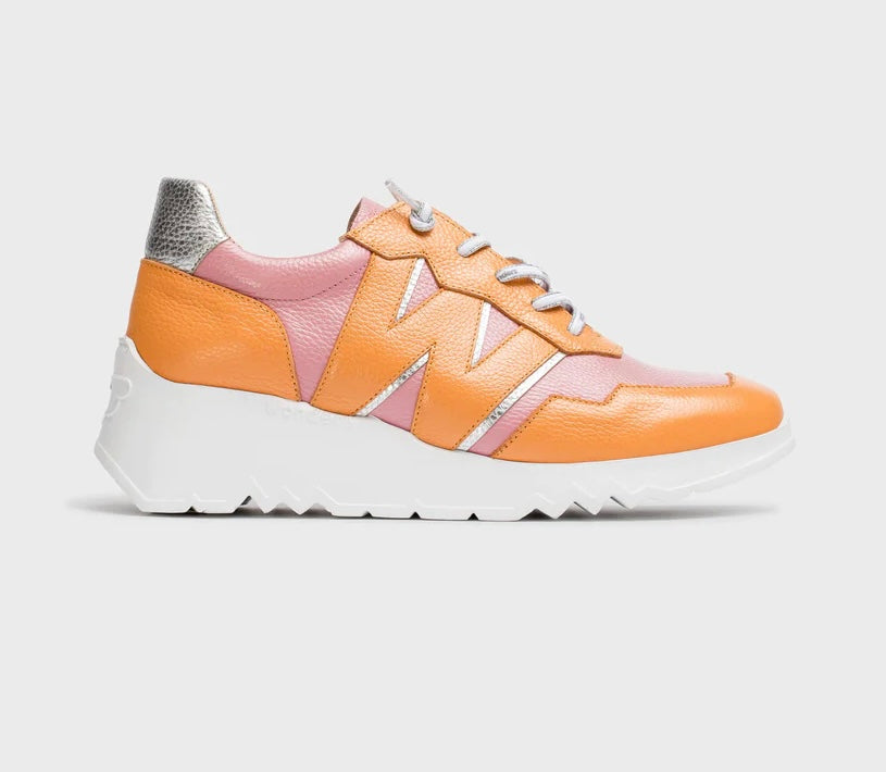 Wonders Orange/Pink Trainers