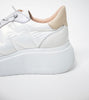 Wonders White Quilted Trainers A3602