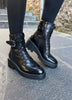 Regarde le Ciel Black Biker Boots