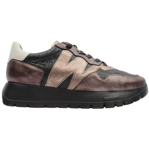 Wonders A2419 Black/Bronze Trainers