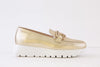Wonders Gold Lather Shoes